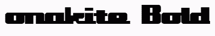 onakite Bold